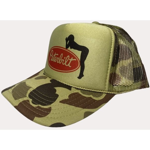 Peterbilt Trucker Hat - Camo Foam Snap Back Trucker Hat - Picture 3 of 3